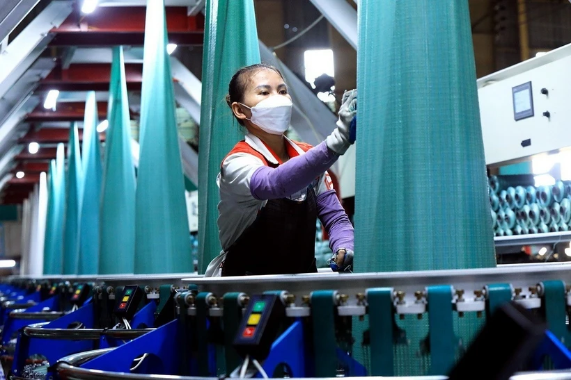 Chỉ số sản xuất toàn ngành công nghiệp tháng 5/2025 tăng 5,1% so với tháng trước. (Nguồn: TTXVN)
