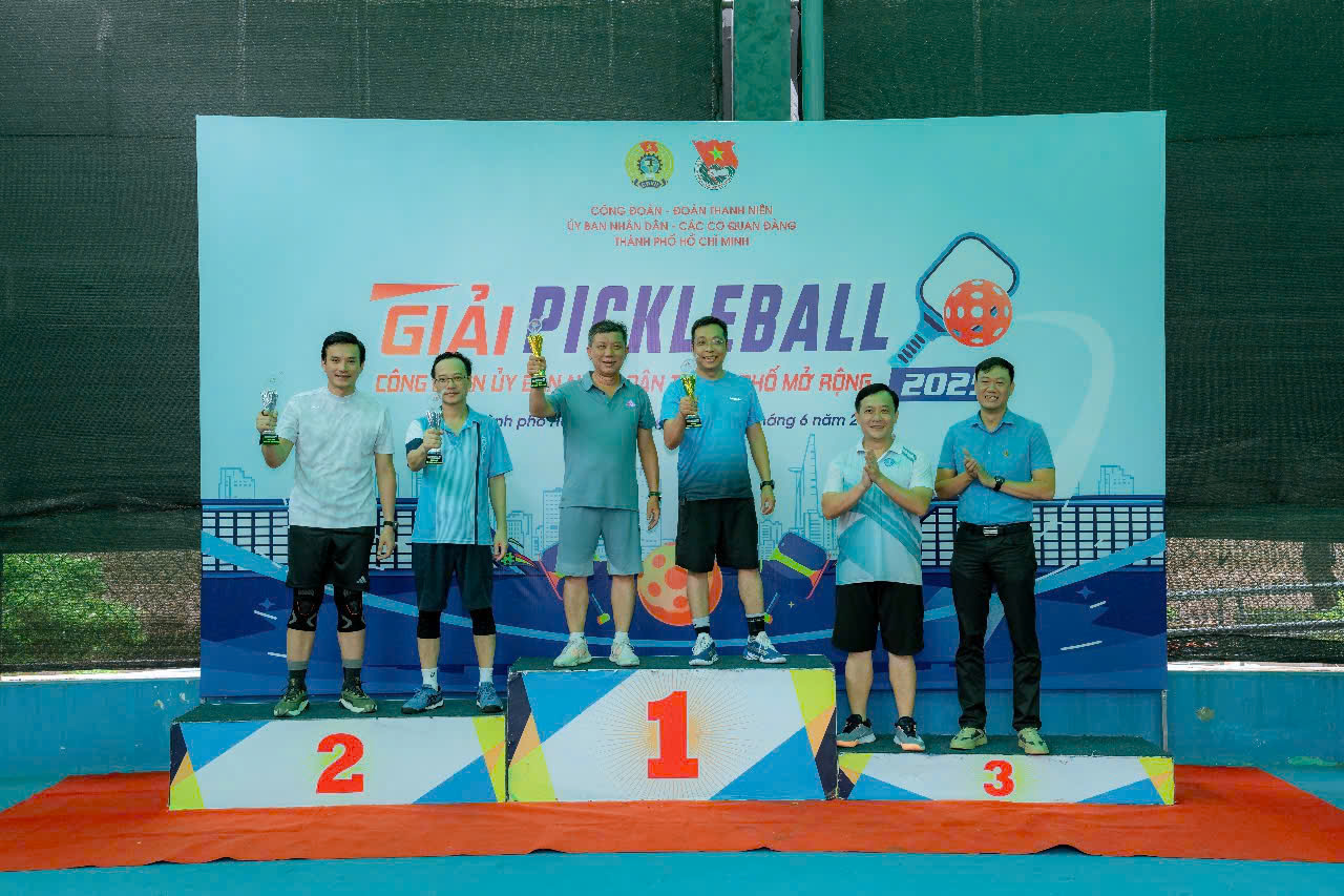Bế mạc Giải Pickleball Công đoàn UBND TP.HCM mở rộng năm 2025