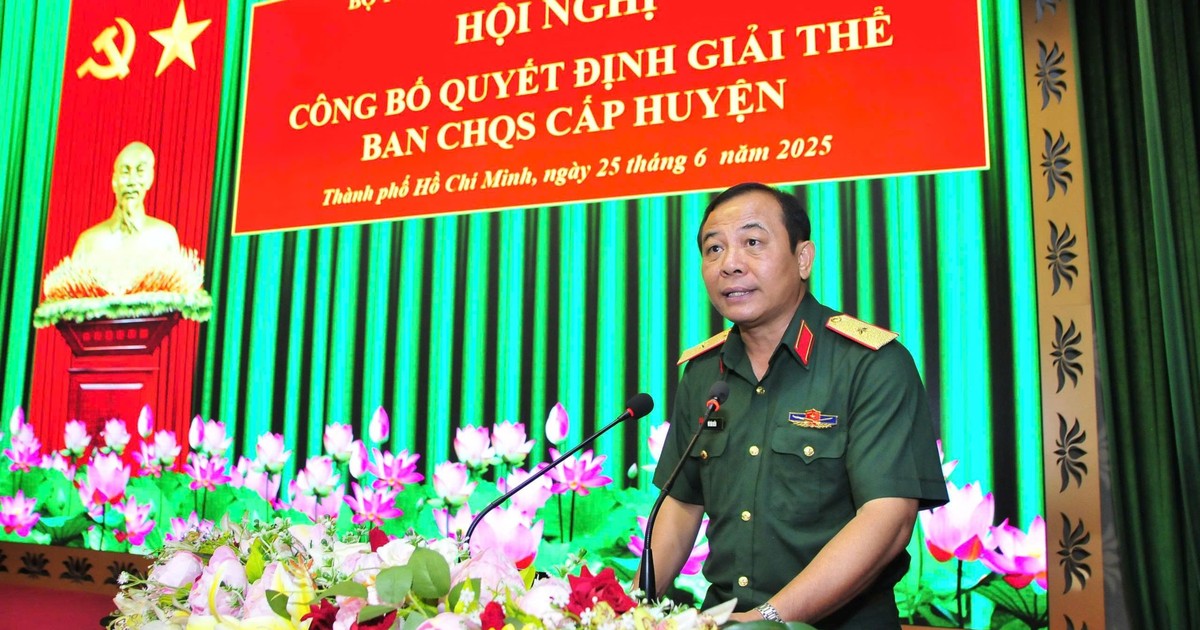 Bộ Tư lệnh TPHCM công bố giải thể Ban Chỉ huy quân sự cấp huyện