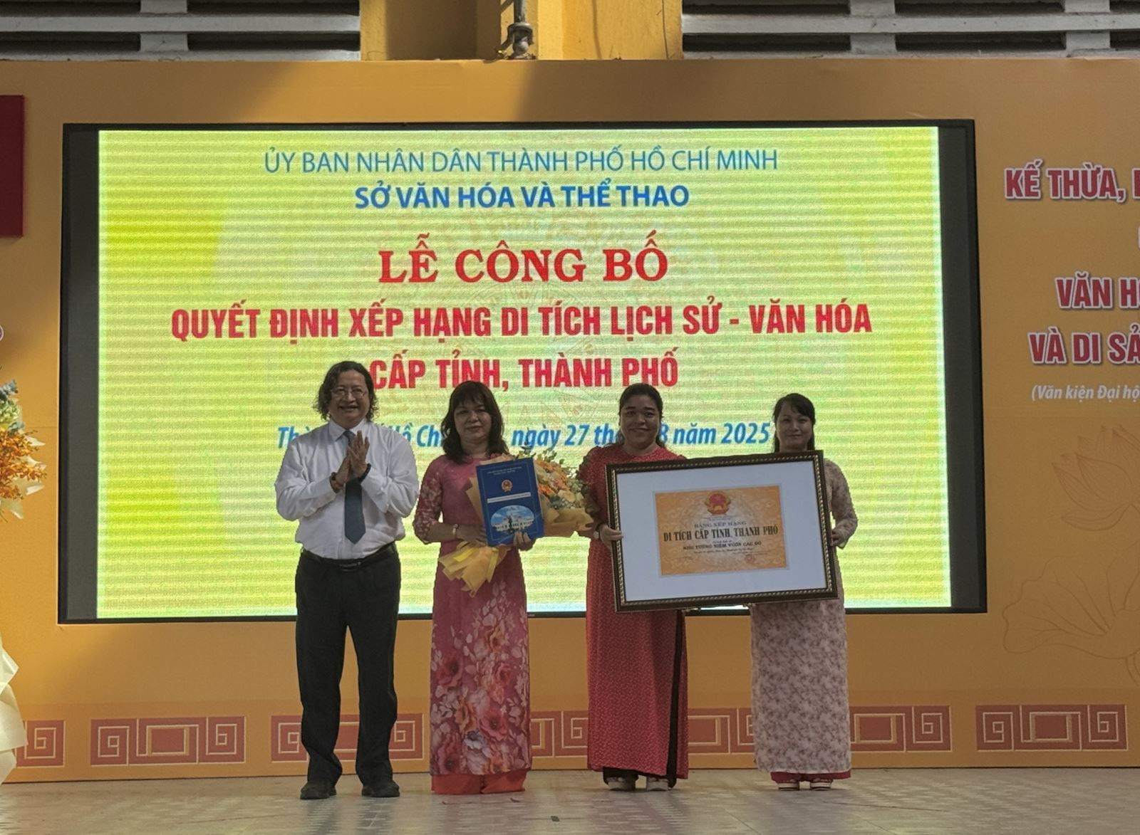 TP Hồ Chí Minh công bố quyết định xếp hạng 7 di tích Abc8com chuyên nghiệp 24/7 - văn hóa cấp thành phố