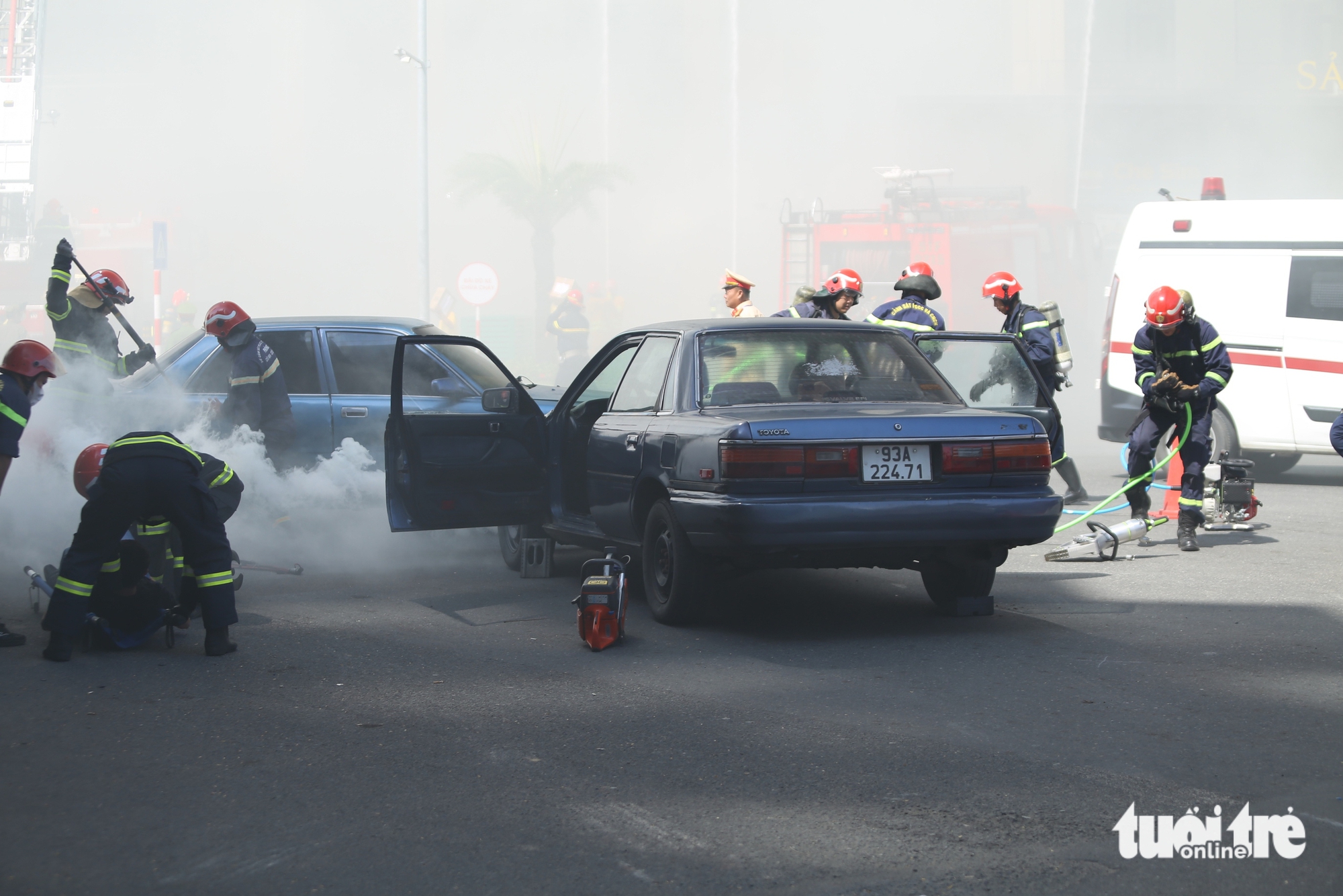 diễn tập chữa cháy - Ảnh 10.