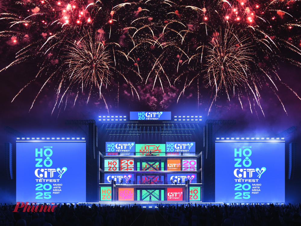 Hozo City Tết Fest 2025 hứa hẹn là một đại tiệc âm nhạc và ánh sáng bùng nổ cảm xúc