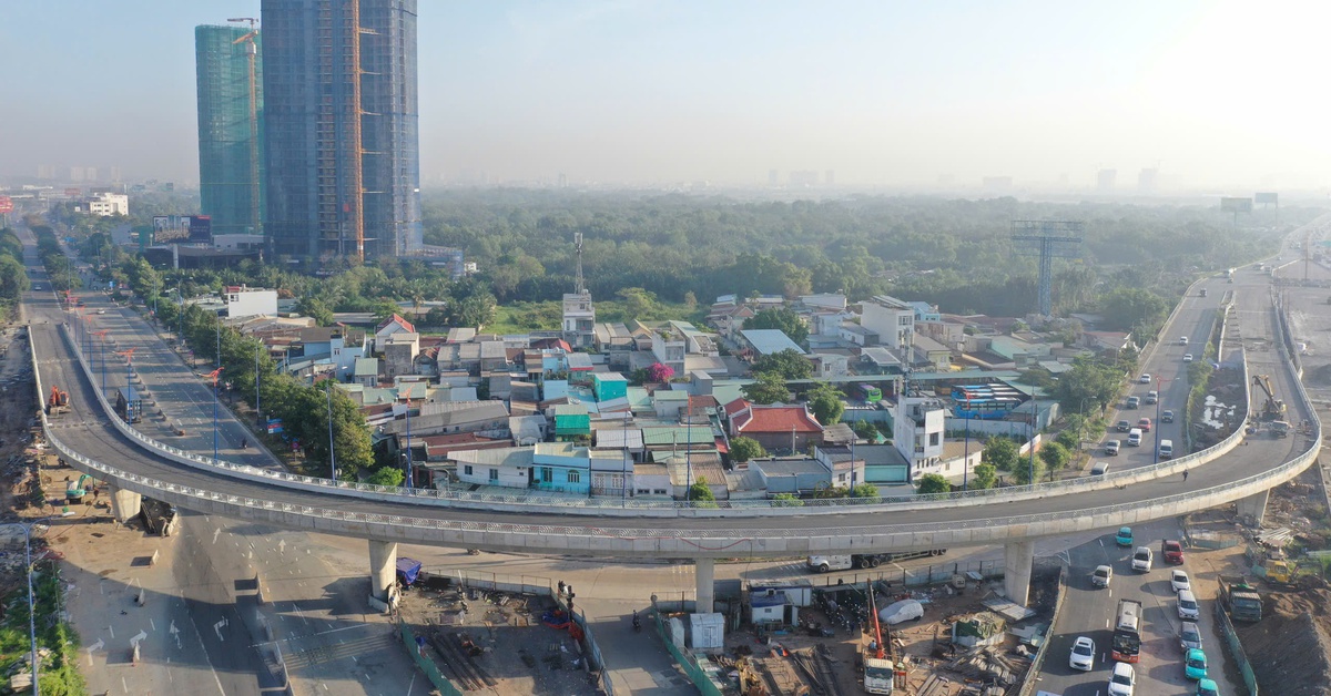 Chính thức thông xe nhánh cầu vượt N2 nút giao An Phú