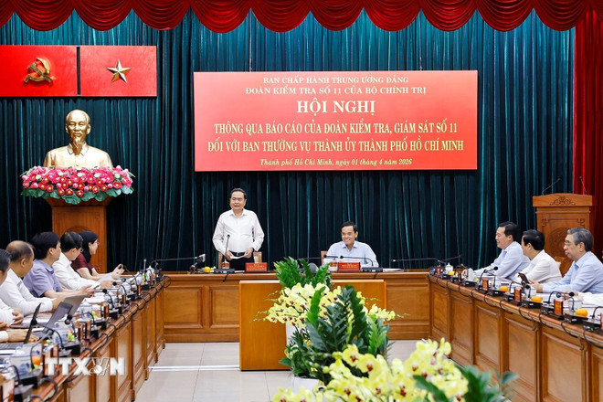 Thông qua Báo cáo kiểm tra, giám sát đối với Ban Thường vụ Thành ủy TPHCM- Ảnh 2.