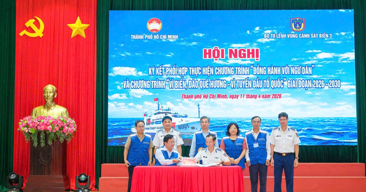 TP.HCM ký kết với Vùng Cảnh sát biển 3 tăng cường bảo vệ chủ quyền biển đảo